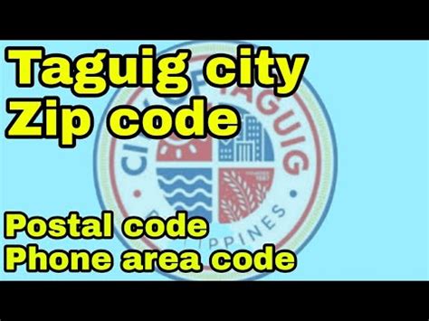 bgc postal code|bgc taguig postal code.